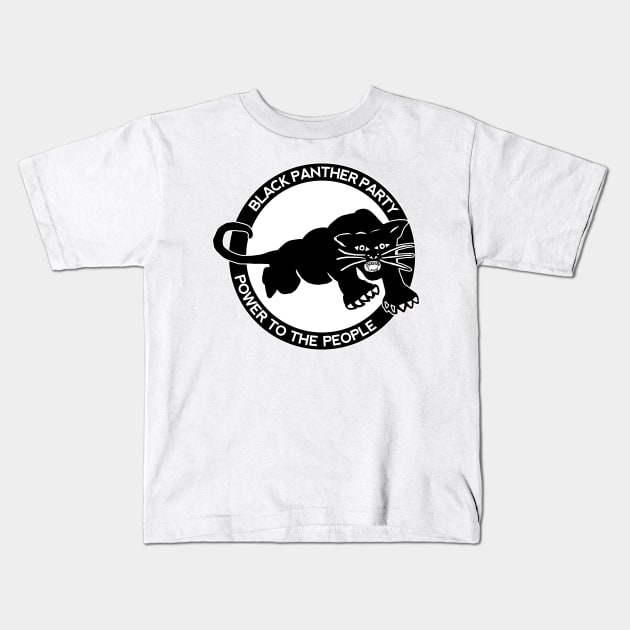 Black Panther Party Kids T-Shirt by KulakPosting